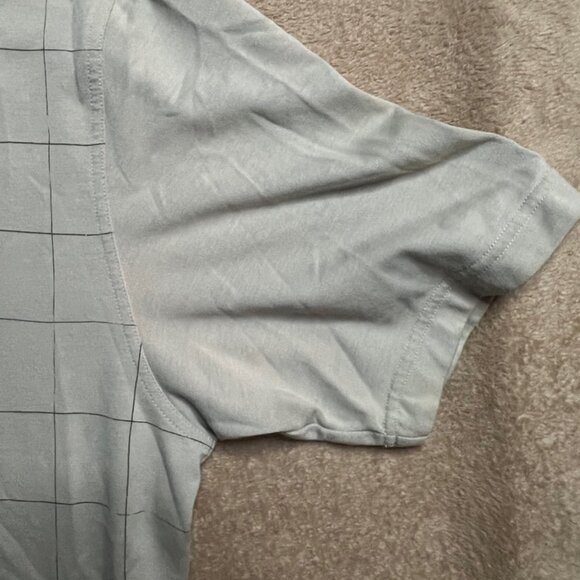 Ashworth Golf Company Men LG Tan Brown‎ Square Checker Thailand Collar Polo (Z) - Picture 5 of 7